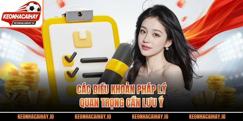 Các điều khoản pháp lý quan trọng cần lưu ý