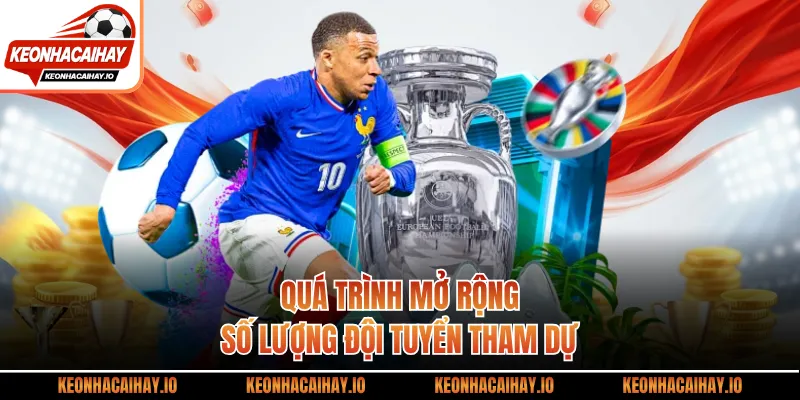 Quá trình mở rộng số lượng đội tuyển tham dự