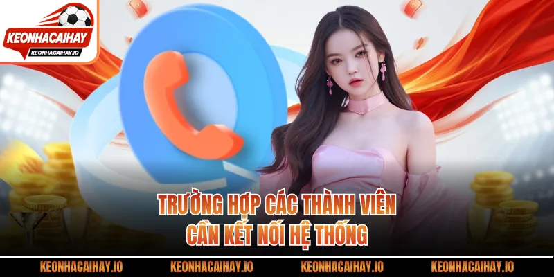 Trường hợp các thành viên cần kết nối hệ thống