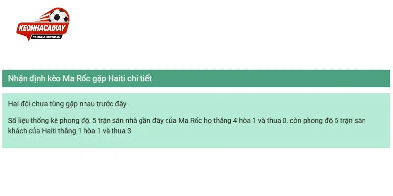 Nhận định tỷ số trận đấu chính xác nhất