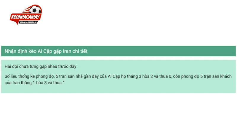 Phán đoán tỷ số trận đấu một cách chi tiết
