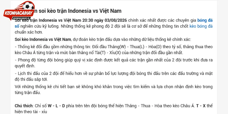 Đánh giá chi tiết các tỷ lệ cược